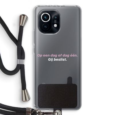 gij beslist: Xiaomi Mi 11 Transparant Hoesje met koord