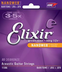 Elixir Strings 11306 snaar voor muziekinstrumenten Akoestisch 6 stuk(s) Gitaar