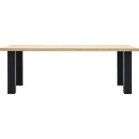 Eettafel Aspen met 4 metalen poten