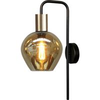 Masterlight Zwarte wandlampBounty met gouden fitting - 3472-05-02-3