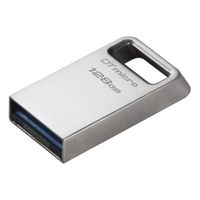 Kingston Technology DataTraveler Micro USB flash drive 128 GB USB Type-A 3.2 Gen 1 (3.1 Gen 1) Zilver - thumbnail