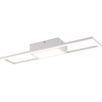 LED Plafondlamp 22W - Dimbaar met Afstandsbediening - Mat Wit Aluminium