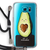 Avocuddle: Samsung Galaxy S6 Transparant Hoesje met koord
