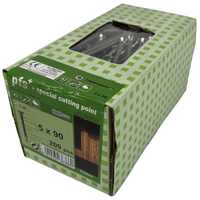 pgb-Europe PFS+ | RVS Spaanplaatschroef PFS+ VZK-T Ø 5,0x90 A2 - 200 stuks - PFWVTGA00005000903 pgb-Europe PFS+ | RVS Spaanplaatschroef PFS+ VZK-T Ø 5,0x90 A2 - 200 stuks - PFWVTGA00005000903