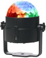 Denver LED Partybol disco 4W 7 functies +ab zwart - 9700210