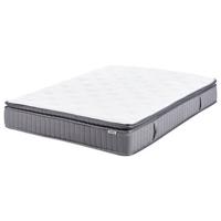 Beliani-PLEASANT-Pocketveringmatras hard-Wit-140 x 200 cm-Traagschuim