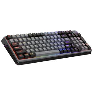 Cooler Master MK770 toetsenbord Gamen USB + RF Wireless + Bluetooth QWERTY Amerikaans Engels Zwart, Grijs