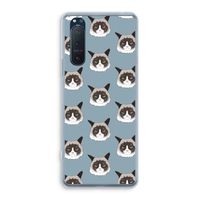 It's a Purrr Case: Sony Xperia 5 II Transparant Hoesje