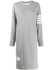 Thom Browne robe-sweat à 4 bandes signature - Gris