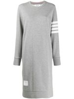 Thom Browne robe-sweat à 4 bandes signature - Gris - thumbnail