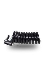 Rucanor 27901 Curled Air Hose  - Black - One size - thumbnail