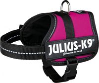 Julius k9 Power-harnas / tuig voor labels fuchsia