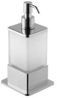 Saqu Soft square Zeepdispenser vrijstaand Chroom