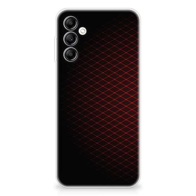 Samsung Galaxy A14 5G | TPU bumper | Geruit Rood
