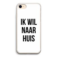 Ik wil naar huis: iPhone 7 Transparant Hoesje