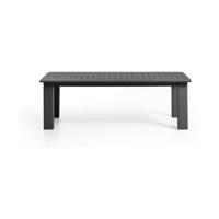 Kave Home Livorno tuintafel uitschuibaar 233(350)x100 cm Grafiet