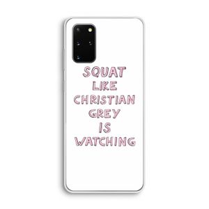 Christian Grey: Samsung Galaxy S20 Plus Transparant Hoesje