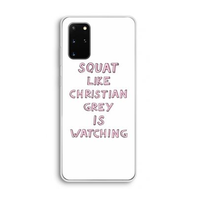 Christian Grey: Samsung Galaxy S20 Plus Transparant Hoesje
