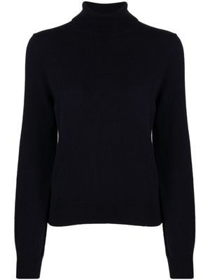 Comme Des Garçons Comme Des Garçons pull en cachemire à col roulé - Bleu