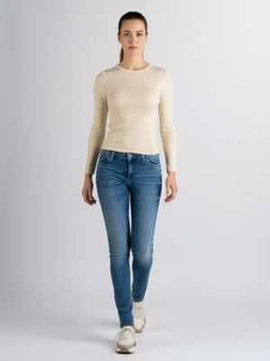 247Jeans Iris Skinny SK82 Medium Blue Denim - Dames Jeans - Slim Fit Jeans