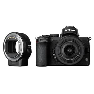Nikon Z50 systeemcamera + 16-50mm f/3.5-6.3 VR + FTZ II adapter