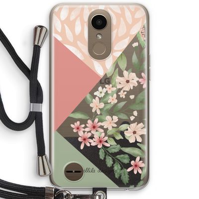 Sweet heaven geometrics: LG K10 (2017) Transparant Hoesje met koord