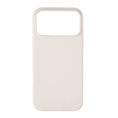 Pomologic Cover hoesje silicone iPhone 17 Pro Max - Ivory