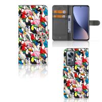 Xiaomi 12 Pro | Telefoonhoesje | Met pasjeshouder | Birds