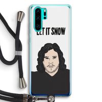 Let It Snow: Huawei P30 Pro Transparant Hoesje met koord