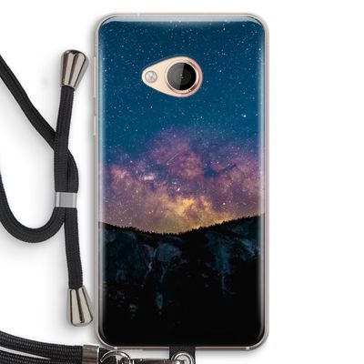 Travel to space: HTC U Play Transparant Hoesje met koord