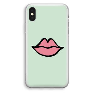 Kusje: iPhone XS Transparant Hoesje