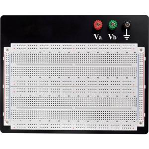 TRU COMPONENTS 0165-40-1-32022B Breadboard Totaal aantal polen 1800 (l x b x h) 114.3 x 186.2 x 8.4 mm 1 stuk(s)