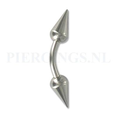 Banana 1.6 mm ronde cones 6 mm