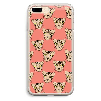 Tijger: iPhone 7 Plus Transparant Hoesje