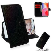 Voor Xiaomi Redmi 6/6A effen kleur kleurrijke magnetische Buckle horizontale Flip PU lederen draagtas met houder & kaartsleuven & portemonnee & Lanyar