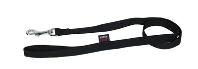 MARTIN HONDENRIEM BASIC NYLON ZWART