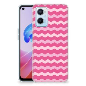 OPPO A96 | OPPO A76 TPU bumper Waves Pink