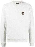 Belstaff sweat en coton à patch logo - Gris