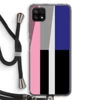 Gestalte 4: Samsung Galaxy A22 5G Transparant Hoesje met koord
