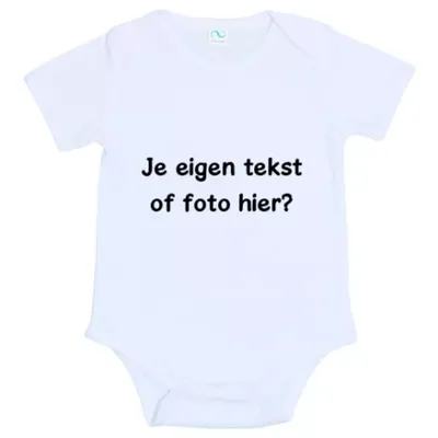 Rompertje met tekst of foto bedrukt