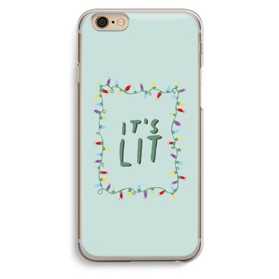 It's Lit: iPhone 6 / 6S Transparant Hoesje