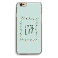 It's Lit: iPhone 6 / 6S Transparant Hoesje