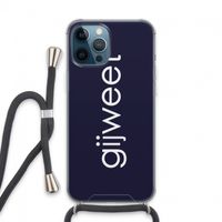 Gijweet: iPhone 13 Pro Max Transparant Hoesje met koord