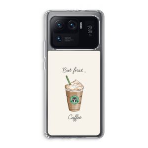 But first coffee: Xiaomi Mi 11 Ultra Transparant Hoesje
