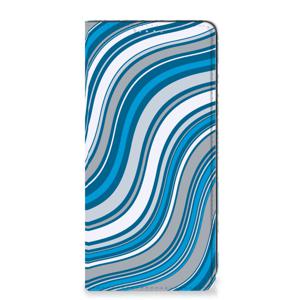 Samsung Galaxy A21s Hoesje met Magneet Waves Blue