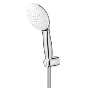 GROHE Tempesta 110 Handdoucheset - Ø11cm - 2 straalsoorten - 7.4l/min - niet verstelbaar - 125cm - chroom 26164003