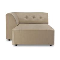 HKliving Vint bank left divan Pure Earth