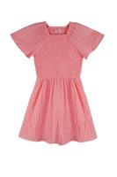 NoNo Zomer jurk meisjes Roze - geweven - smocked - Malia NoNo Zomer jurk meisjes Roze - geweven - smocked - Malia