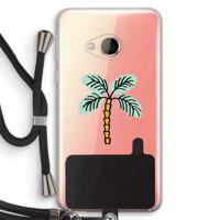 Palmboom: HTC U Play Transparant Hoesje met koord