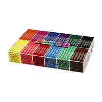 Creativ Company Grootverpakking met 12x24 gekleurde jumbo stiften - thumbnail